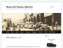 Tablet Screenshot of museodeltequilayelmariachi.com